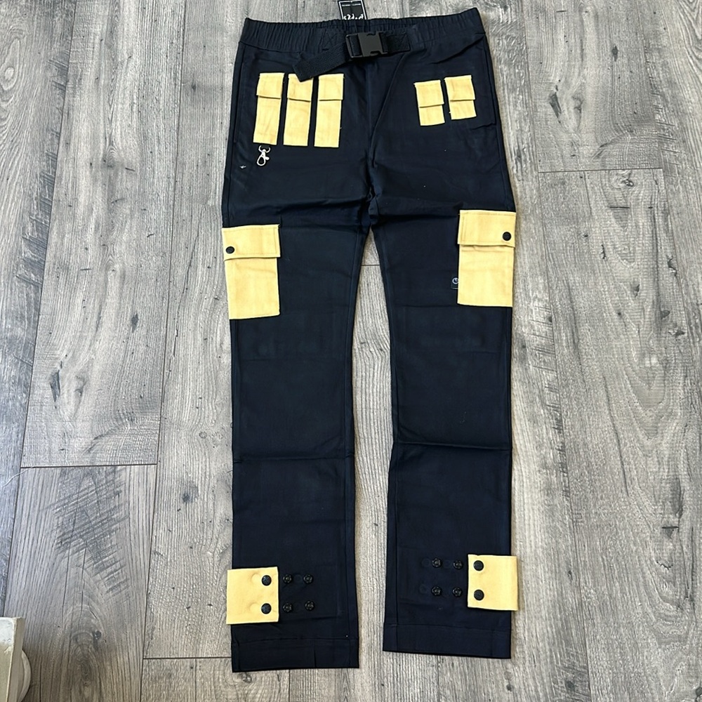 Black and Yellow Men's Joggers